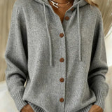 Lorena | Cardigan corto con cappuccio