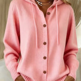 Lorena | Cardigan corto con cappuccio