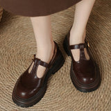 Scarpe con barra a T Farisse