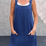 Caterina - Abito casual in denim con spalline
